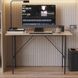 Стол письменный Line Тайм Ferrum-decor 750x1000x500 Черный металл ДСП Дуб Сан-Марино 16 мм (FRD-104865)