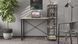 Письменный стол Ferrum-decor Серии Конект c этажеркой 75x120x600 черный ДСП Дуб Сонома 16мм (FRD-104222)