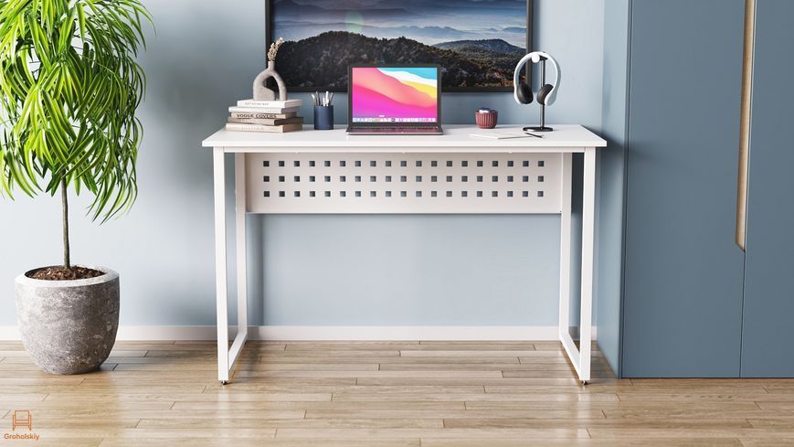 Письменный стол Ferrum-decor Майк 75x120x60 белый ДСП Белое 16мм (FRD-101307)