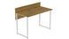 Комп'ютерний стіл Ferrum-decor Скай 75x120x70 білий ДСП Дуб Артизан 32 мм (FRD-106979)