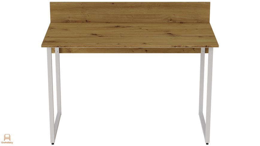 Комп'ютерний стіл Ferrum-decor Скай 75x120x70 білий ДСП Дуб Артизан 32 мм (FRD-106979)