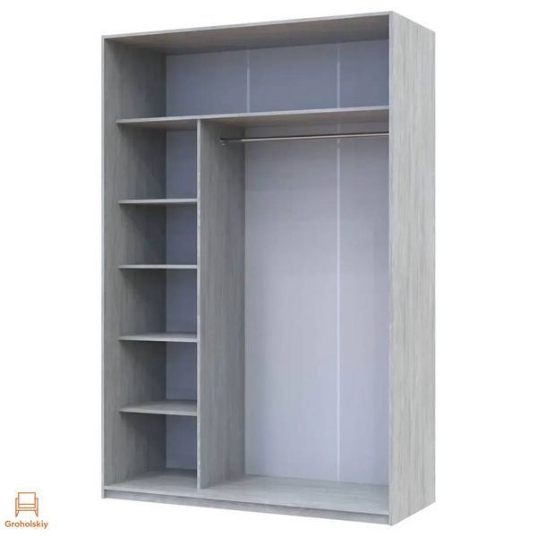 Шкаф купе Doros Сити Лайт Сосна Натти 2 Зеркала 150х60х225 (DRS-011966)