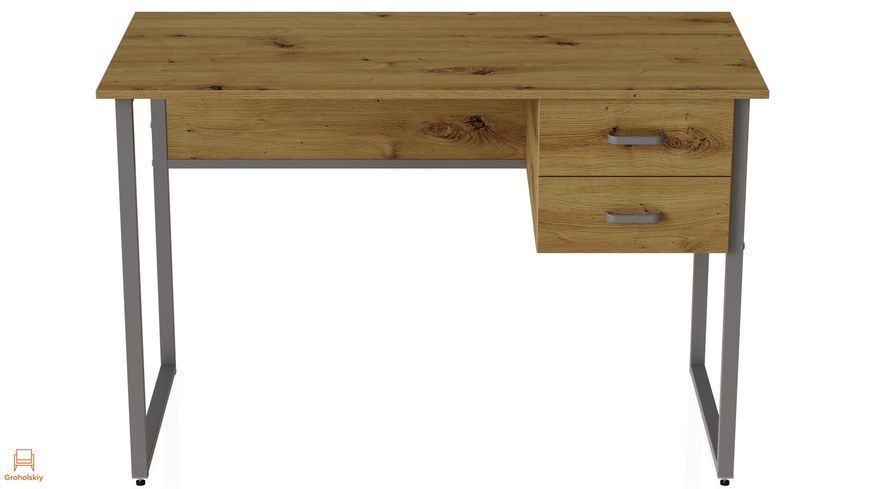 Компьютерный стол Ferrum-decor Дакота 75x140x70 серый ДСП Дуб Артизан 32мм (FRD-107282)