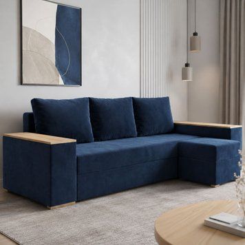 Угловой ортопедический диван Мекко Cube Comfort 2650x1600 Pocket Spring Cocos I категория Riviera 079 (MEK-161762)