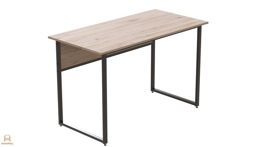 Компьютерный стол Ferrum‑decor Коди 75&times;140&times;60 чёрный дуб Сан‑Марино
