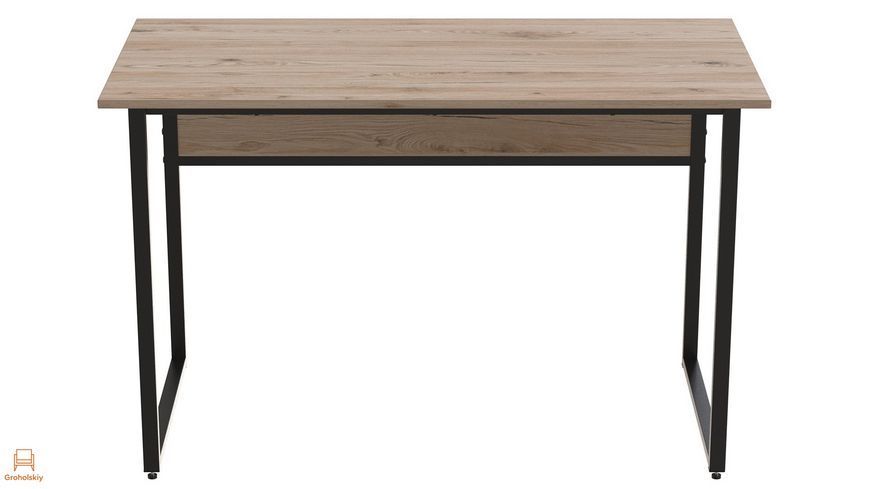 Компьютерный стол Ferrum‑decor Коди 75&times;140&times;60 чёрный дуб Сан‑Марино