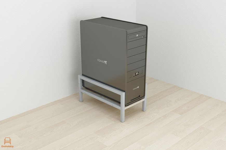 Підставка для системного блоку Ferrum-decor Нікі 21x24x45 Сірий ДСП Сан-Марино 16мм (FRD-105299)