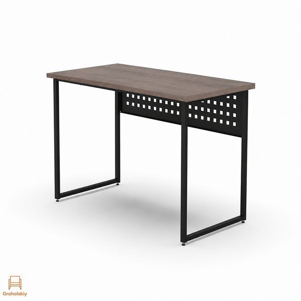 Стіл письмовий Майк Ferrum-decor 75x100x60 Чорний метал ДСП Дуб Кремона Канолло 32 мм (FRD-108192)
