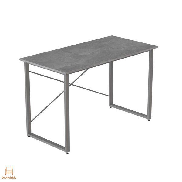 Стол письменный Дейв Ferrum-decor 750x1400x700 Серый металл ДСП Бетон 32 мм (FRD-106469)