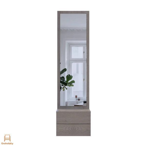 Подвесная тумба с зеркалом Doros Сола Канноло/Кашемир 45х40х168.6 (DRS-011895)