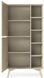 Стеллаж Perfect Home Форест / Forest RG80 2-дверный Беж песочный/пихта сканди (PFH-091480)