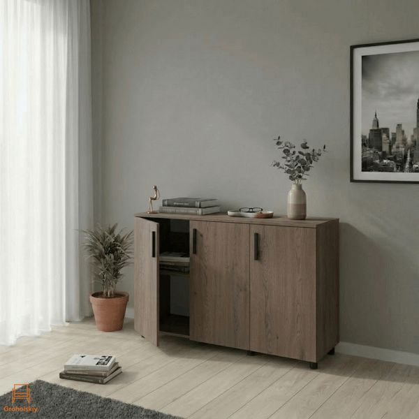 Комод Doros Торн Кремона Канноло 3 ДСП 135х51.6х80 (DRS-012100)