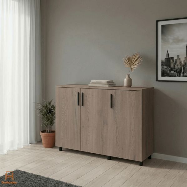 Комод Doros Торн Кремона Канноло 3 ДСП 135х51.6х80 (DRS-012100)
