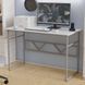 Письмовий стіл Ferrum-decor Райан 75x100x60 сірий ДСП Біле 16мм (FRD-101591)