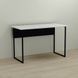 Письменный стол Ferrum-decor Майк 75x140x60 черный ДСП Белое 16мм (FRD-103867)