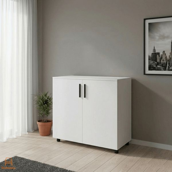 Комод Doros Торн Білий 2 ДСП 90х51.6х80