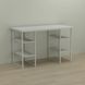 Письмовий стіл Ferrum-decor Карен 76x120x60 білий ДСП Біле 32мм (FRD-102261)