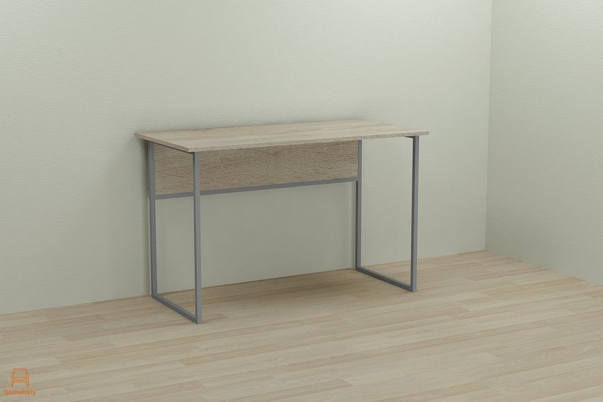 Письмовий стіл Ferrum-decor Коді 75x100x60 сірий ДСП Дуб Сонома 16мм (FRD-101652)