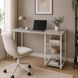 Стіл письмовий Кевін Ferrum-decor 75x120x70 Білий метал ДСП Кашемір 32 мм (FRD-108145)