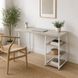 Стіл письмовий Кевін Ferrum-decor 75x120x70 Білий метал ДСП Кашемір 32 мм (FRD-108145)