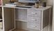 Комп'ютерний стіл Ferrum-decor Гаррі 75x120x60 білий ДСП Бетон 32 мм (FRD-107289)