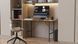 Стіл письмовий Line Тайм Ferrum-decor 750x1200x500 Чорний метал ДСП Дуб Артизан 16 мм (FRD-104883)