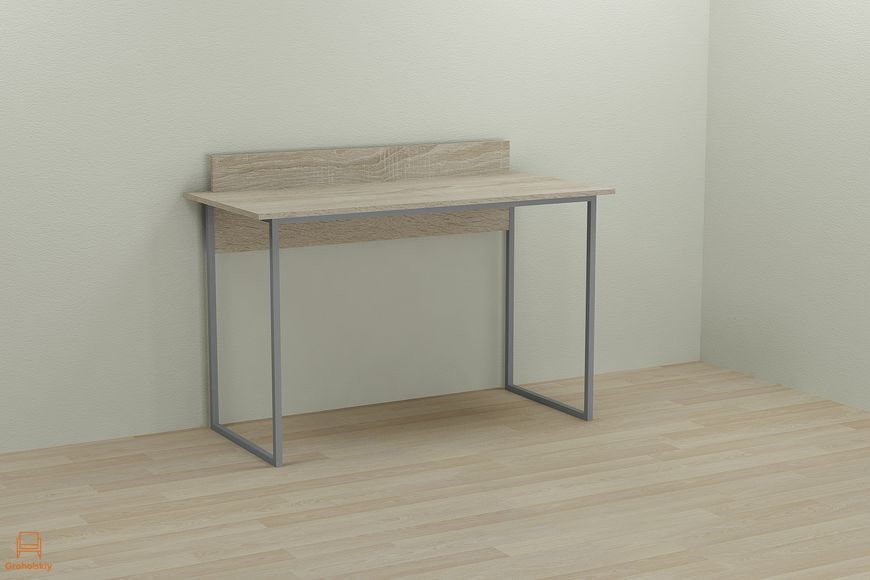Письменный стол Ferrum-decor Скай 75x120x70 серый ДСП Дуб Сонома 16мм (FRD-101572)