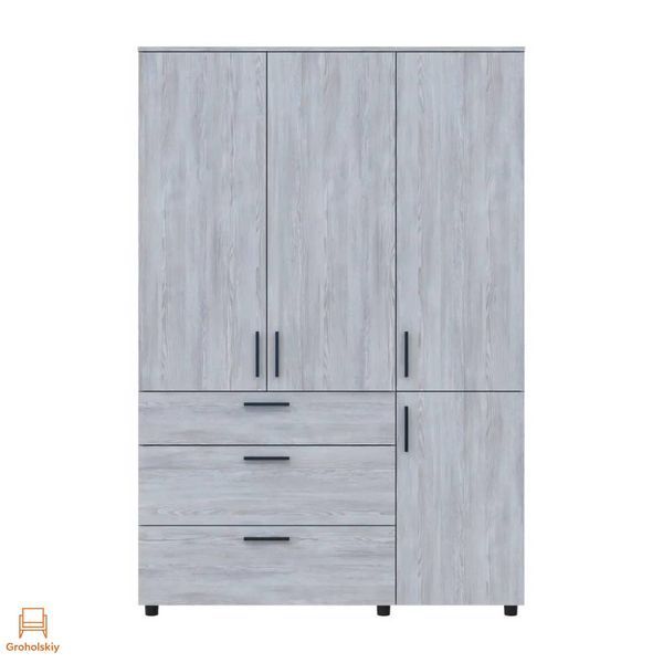 Шафа для одягу Doros Торн Сосна Натті 3 ДСП/3Ш (штанга) 135х51.6х200 (DRS-012081)