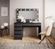 Стіл туалетний письмовий Perfect Home Ада / Ada 5S/120 з 5 шухлядами Антрацит (PFH-091308)