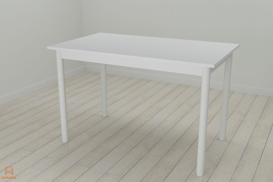Кухонный стол Ferrum-decor Бенита 75х120х60 белый/ДСП белый