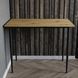 Універсальний стіл Prime Ferrum-decor 750x1400x600 Чорний метал ДСП Дуб Артизан 16 мм (FRD-107648)
