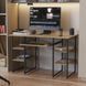 Письмовий стіл Ferrum-decor Тім 75x120x70 чорний ДСП Дуб Сонома 16мм (FRD-103971)