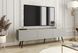 Тумба под телевизор Perfect Home Оро/Oro 3-дверная с черными ножками RTV175 Серый (PFH-091338)