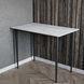 Стол универсальный Prime Ferrum-decor 750x1400x600 Черный металл ДСП Бетон 16 мм (FRD-107649)