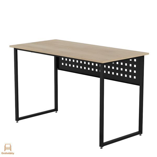 Стіл письмовий Майк Ferrum-decor 75x100x70 Чорний метал ДСП Дуб Кремона Торро 16 мм (FRD-108351)