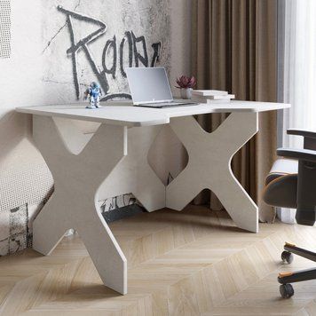 Комп'ютерний стіл LION Донат 120х90х74,5 см Бетон style (LION-041703)
