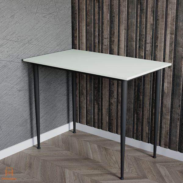 Універсальний стіл Prime Ferrum-decor 750x1400x600 Чорний метал ДСП Кашемір 16 мм (FRD-107651)