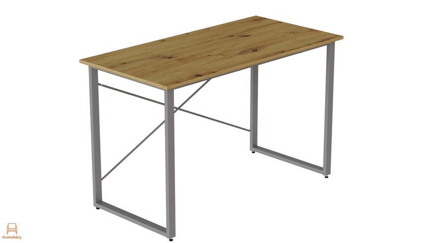 Комп'ютерний стіл Ferrum-decor Дейв 75x120x70 сірий ДСП Дуб Артизан 16 мм (FRD-107045)