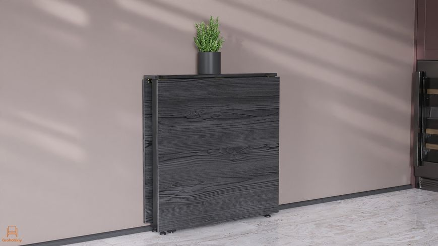 Стол‑книга трансформер Ferrum‑decor Орион 2 черный металл сосна кембра