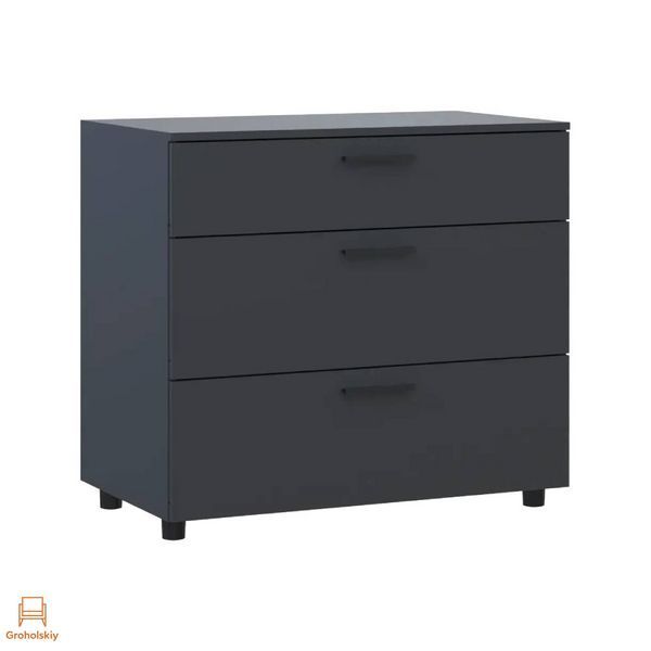 Комод Doros Торн Антрацит 3Ш 90х51.6х80 (DRS-012092)