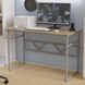 Письмовий стіл Ferrum-decor Райан 75x100x60 сірий ДСП Дуб Сонома 16мм (FRD-101592)