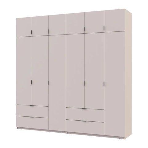 Шафа для одягу Doros Лукас Кашемір 3+3 ДСП 240х50х240 DRS-011713 (42005108)