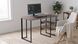 Стол письменный Кевин Ferrum-decor 75x100x60 Черный металл ДСП Дуб Кремона Канолло 16 мм (FRD-108009)