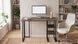 Стол письменный Кевин Ferrum-decor 75x100x60 Черный металл ДСП Дуб Кремона Канолло 16 мм (FRD-108009)