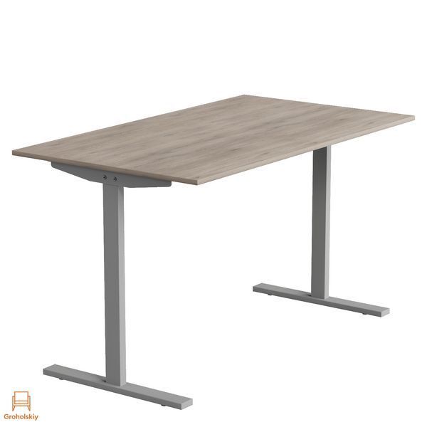 Стол письменный Space Ferrum-decor 750x1400x600 Серый металл ДСП Дуб Кремона Канолло 16 мм (FRD-107960)