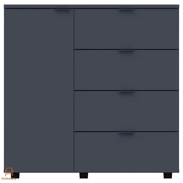 Комод для гостиной Doros Гелар GС1 100х40х81,2 см Графит