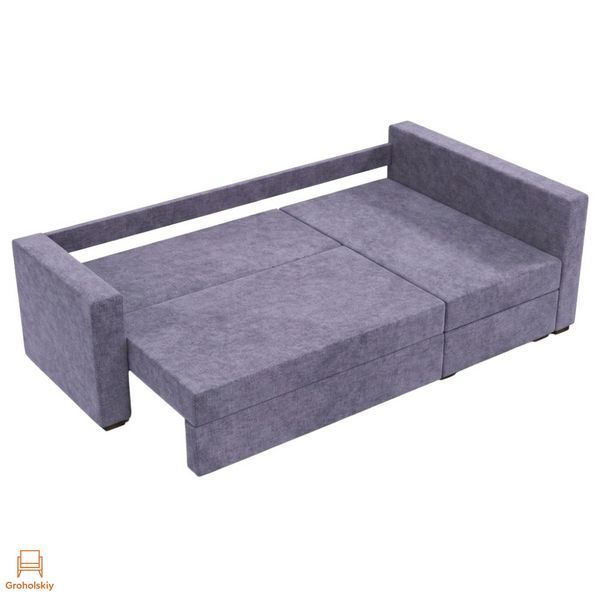 Угловой ортопедический диван Мекко Lincoln 2400*1500 Gold IV категория Bestseller Dusty Violet (MEK-161288)