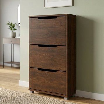 Тумба для обуви с ящиками LION ТО-2 70,4x28,2х123,4 см Дуб Ливорно (LION-045340)